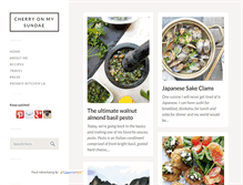 Tablet Screenshot of cherryonmysundae.com